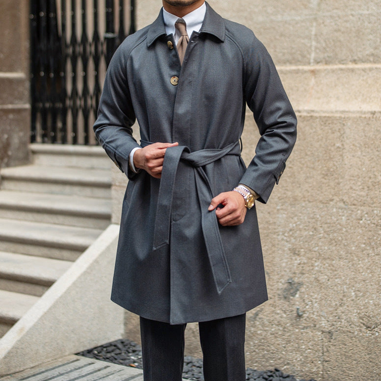 Wool Winter Trench Coat