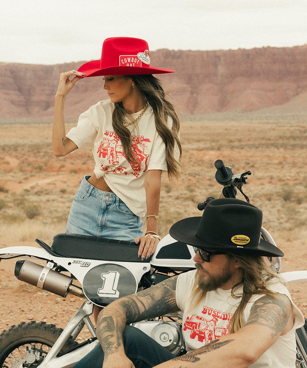 Gigi Pip x Buscadero Cowboy Hat Red Limited Edition GIGI PIP