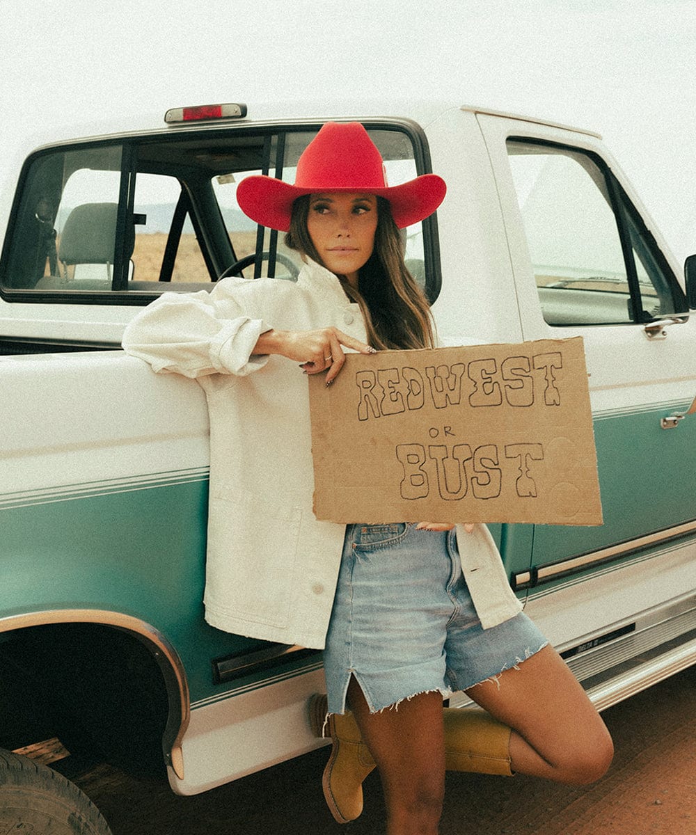Gigi Pip x Buscadero Cowboy Hat Red Limited Edition GIGI PIP