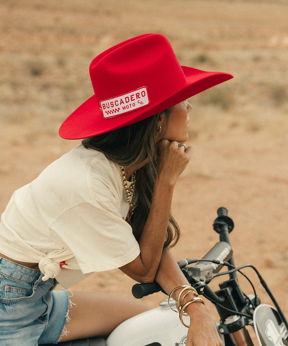 Gigi Pip x Buscadero Cowboy Hat Red Limited Edition GIGI PIP