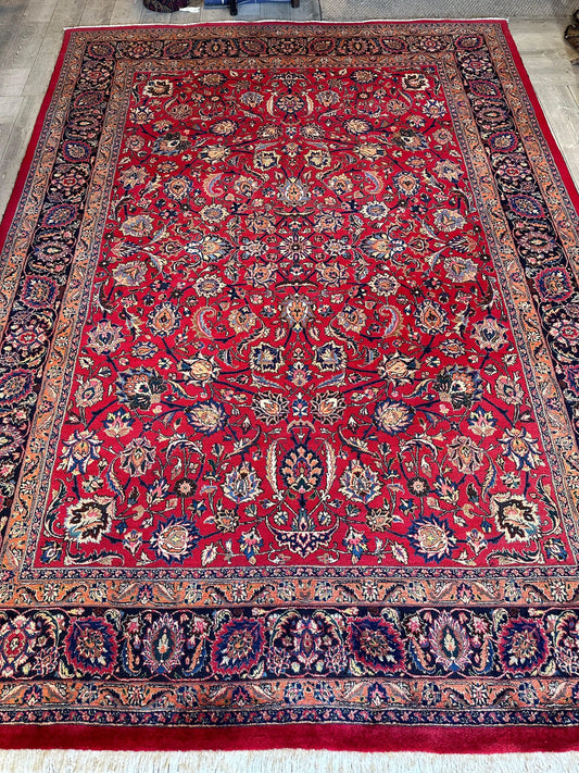Fine Allover Persian Mashhad Rug 8’2”x11’6” Rugistan