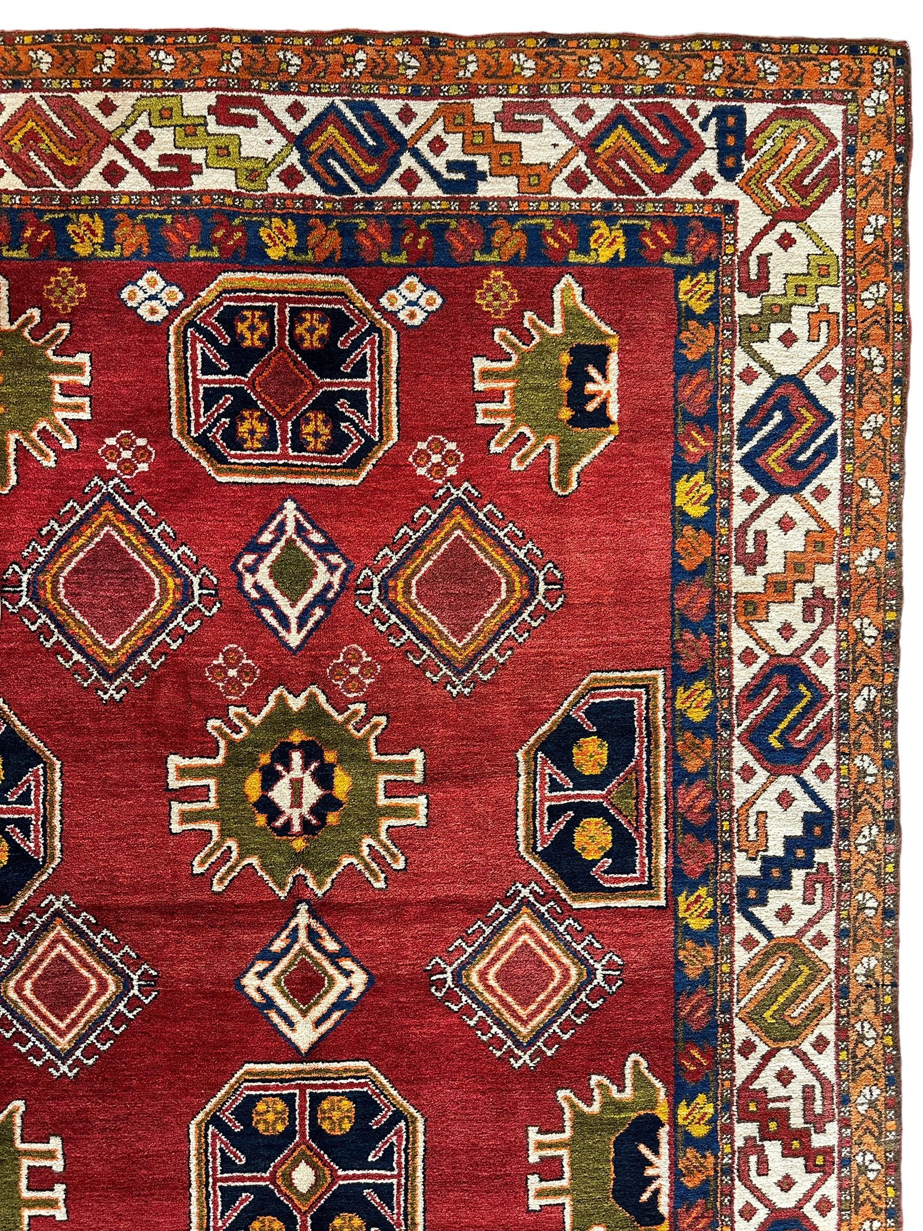 Hand-Knotted Persian Meshgin Wool Rug – 5’ x 11’ – Vintage Tribal Masterpiece Rugistan