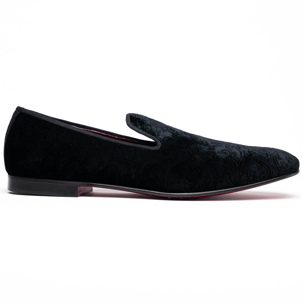 10-520-BLK FORMAL II Velvet Tuxedo Shoe, Black