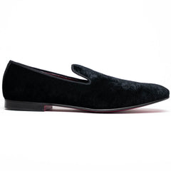 10-520-BLK FORMAL II Velvet Tuxedo Shoe, Black