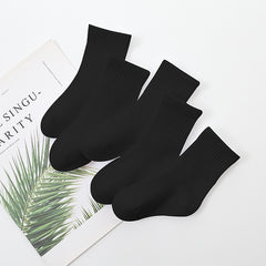 Kids' Cotton Sports Crew Socks – 5 Pair Pack - product image 5