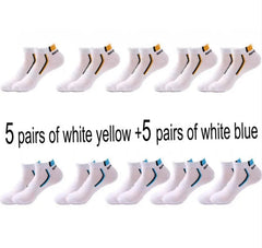 Men's Cotton Sports Ankle Socks - Photo 12