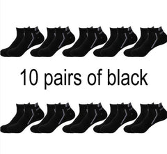 Men's Cotton Sports Ankle Socks - Photo 13