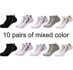 Men's Cotton Sports Ankle Socks - Photo 14