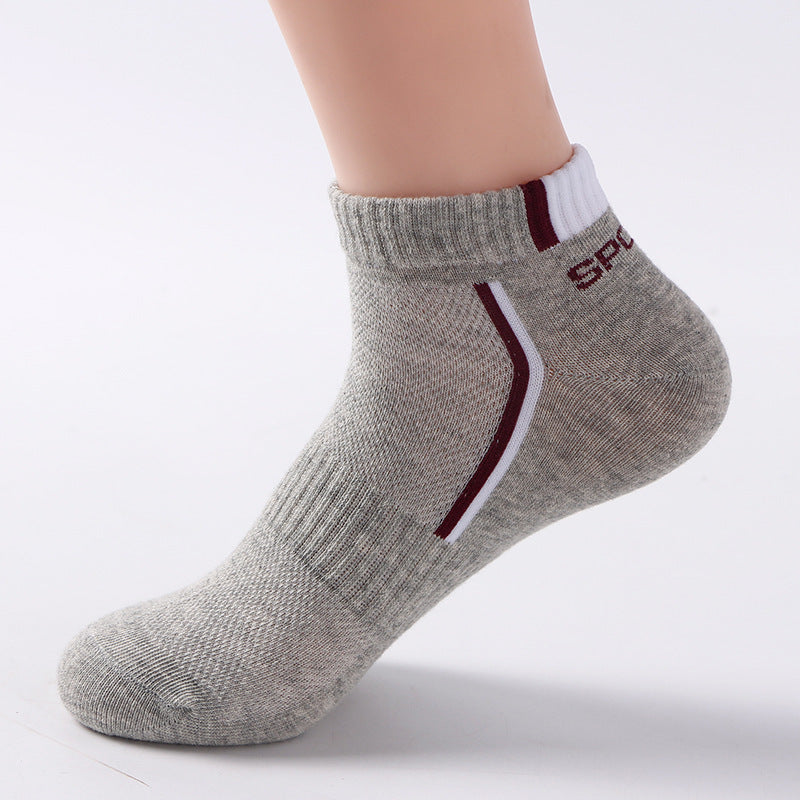 Men's Cotton Sports Ankle Socks - Photo 2