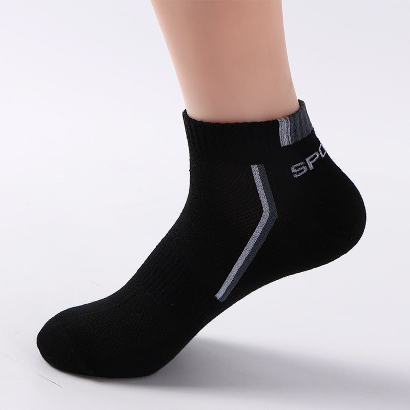 Men's Cotton Sports Ankle Socks - Photo 3
