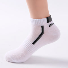 Men's Cotton Sports Ankle Socks - Photo 4