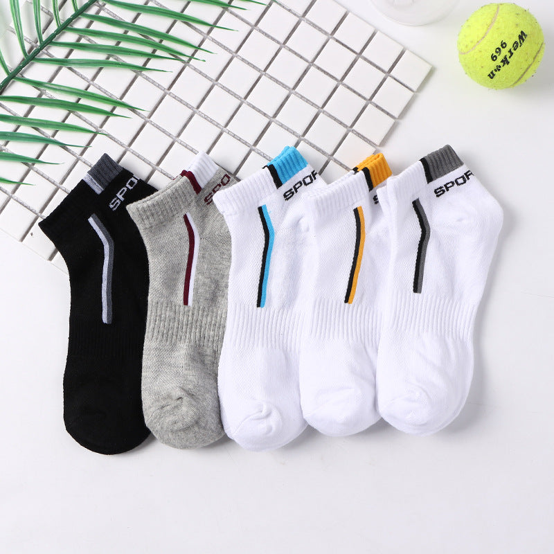 Men's Cotton Sports Ankle Socks - Photo 7