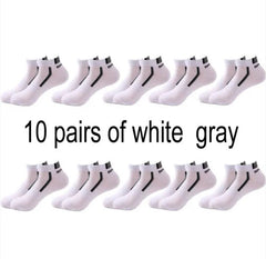 Men's Cotton Sports Ankle Socks - Photo 8
