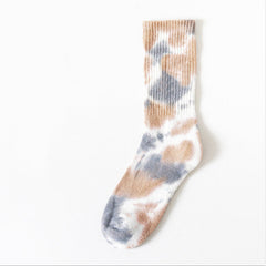 Tie-Dye Cotton Tube Socks - Photo 5