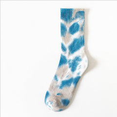Tie-Dye Cotton Tube Socks - Photo 6