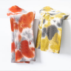 Tie-Dye Cotton Tube Socks - Photo 8
