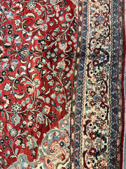 Handmade One-of-a-Kind Persian Mahal Rug - 10’ x 12’10” Rugistan