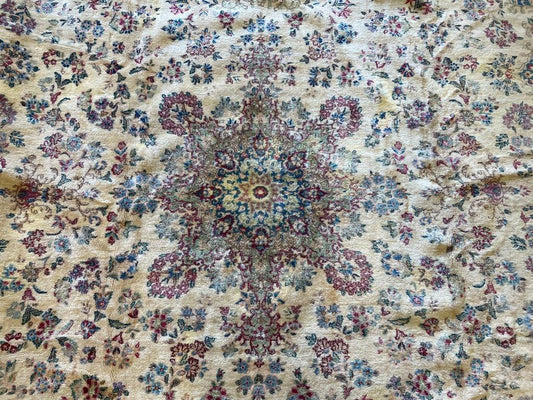 Handmade Vintage 1930's Kirman 10x13 area Rug Rugistan