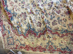 Handmade Vintage 1930's Kirman 10x13 area Rug Rugistan