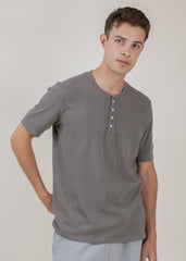 Short Sleeve Henley
