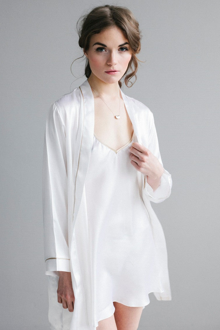 Classic Silk Robe Salua Lingerie