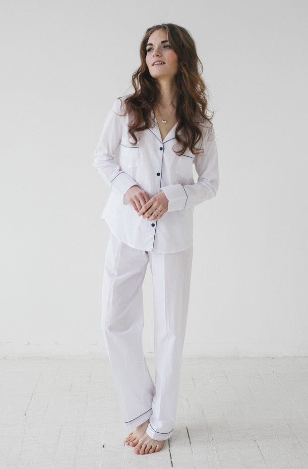 SALUA Classic Pajama in Woven Cotton Salua Lingerie