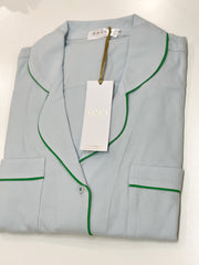 SALUA Luxury Sleep Shirt in Brushed Pima Cotton - Long Salua Lingerie