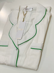 SALUA Luxury Sleep Shirt in Brushed Pima Cotton - Long Salua Lingerie
