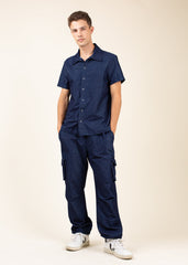 Indigo Cargo Pant