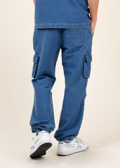 Indigo Cargo Pant