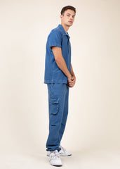 Indigo Cargo Pant