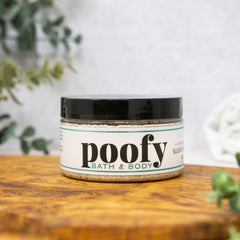 Lavender Lemon Creamy Sugar Scrub Organic Poofy Organics