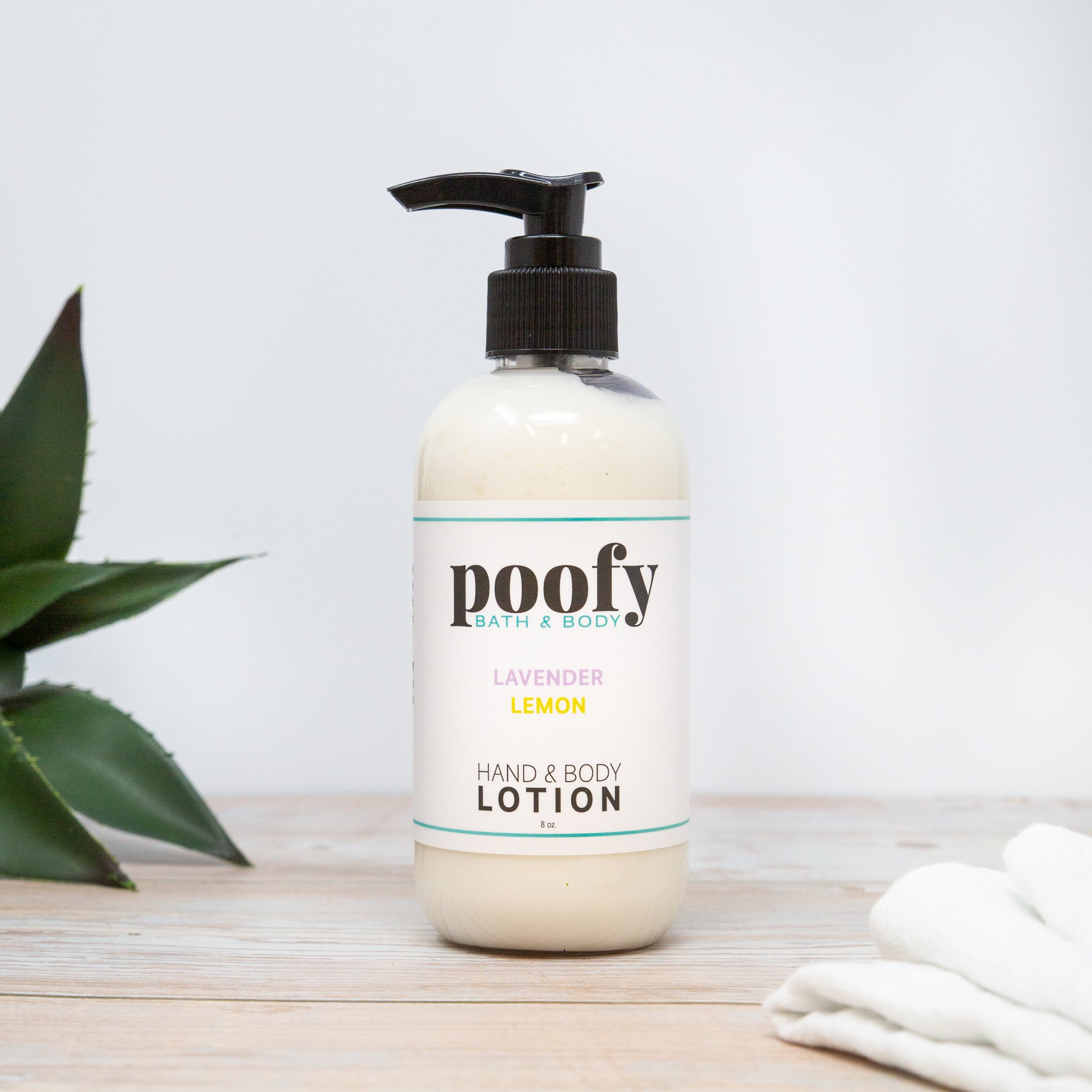 Lavender Lemon Hand & Body Lotion Poofy Organics