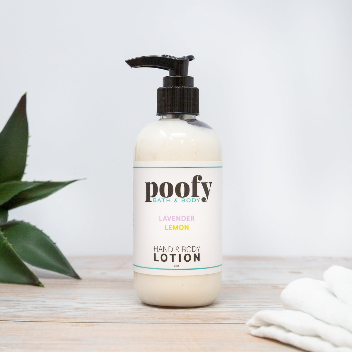 Lavender Lemon Hand & Body Lotion Poofy Organics