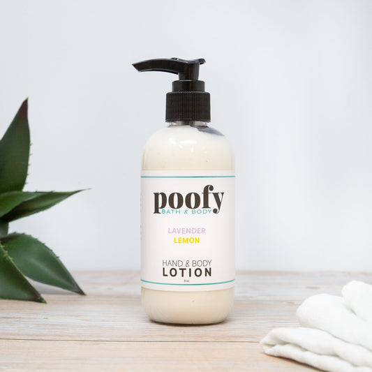 Lavender Lemon Hand & Body Lotion Poofy Organics