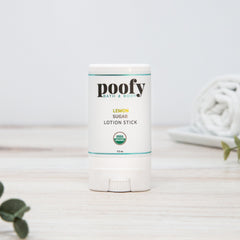 Lemon Sugar Lotion Stick Organic Poofy Organics