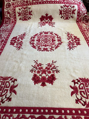 Red & Beige Chinese Art Deco Style Rug 11 x 15 Rugistan