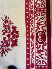 Red & Beige Chinese Art Deco Style Rug 11 x 15 Rugistan