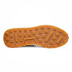 66-265-WHT ROXI Suede & Calfskin Sneaker, White