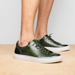 65-201-OLV RUSSO Burnished Italian Calfskin - Olive