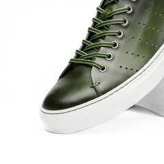 65-201-OLV RUSSO Burnished Italian Calfskin - Olive