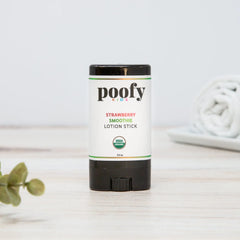 Strawberry Smoothie Lotion Stick Organic Poofy Organics