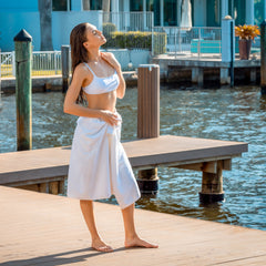 Luxury Organic Bath Sheets Two Pack - GOTS Certified, Soft, Eco-Friendly ecobrands®