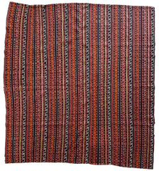 UNIQUE Antique Square Azerbijani Shahsavan Jajim Rug 6’4” x 6’8” Rugistan