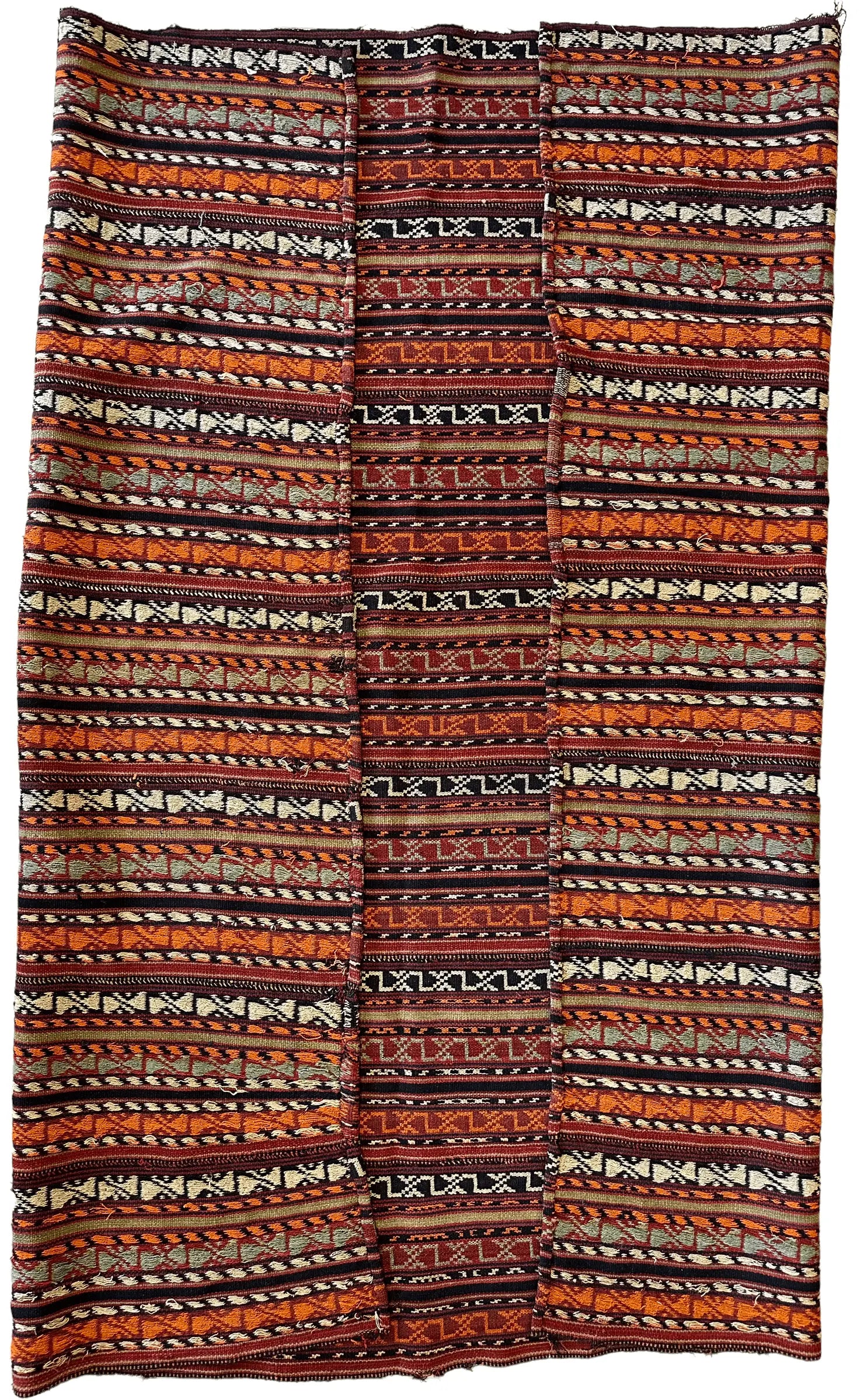 UNIQUE Antique Square Azerbijani Shahsavan Jajim Rug 6’4” x 6’8” Rugistan