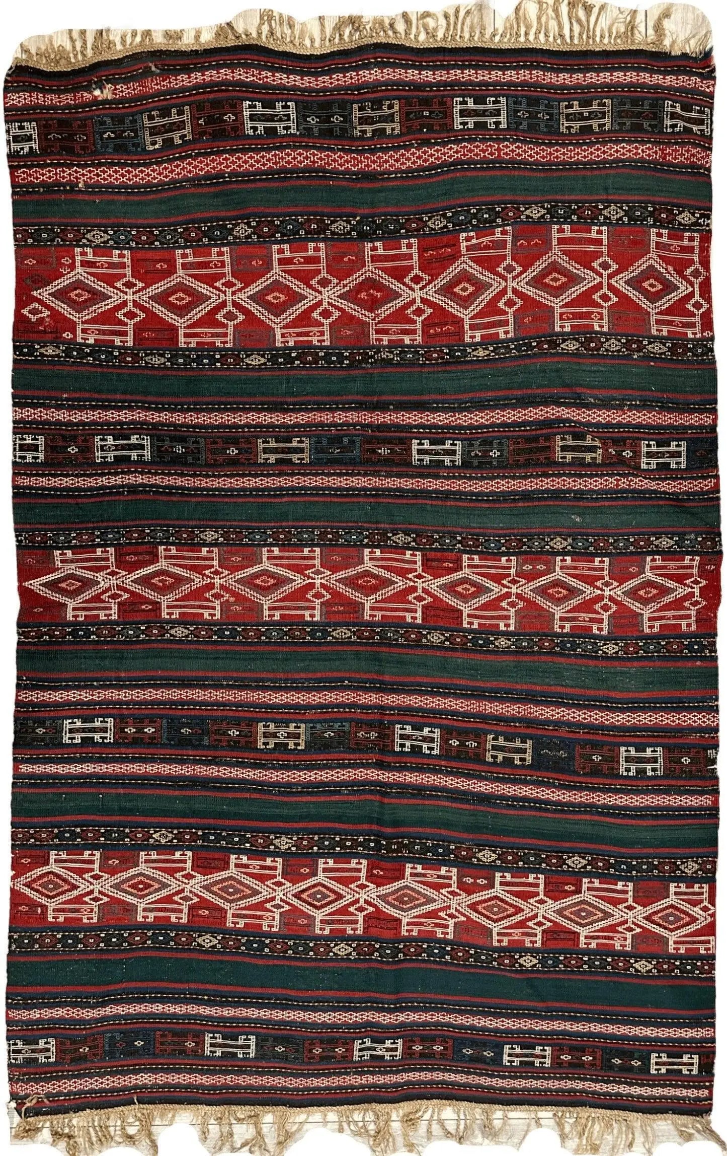 UNIQUE (collectors special) Antique Caucasian Verneh Rug 5’4” x 8’ Rugistan