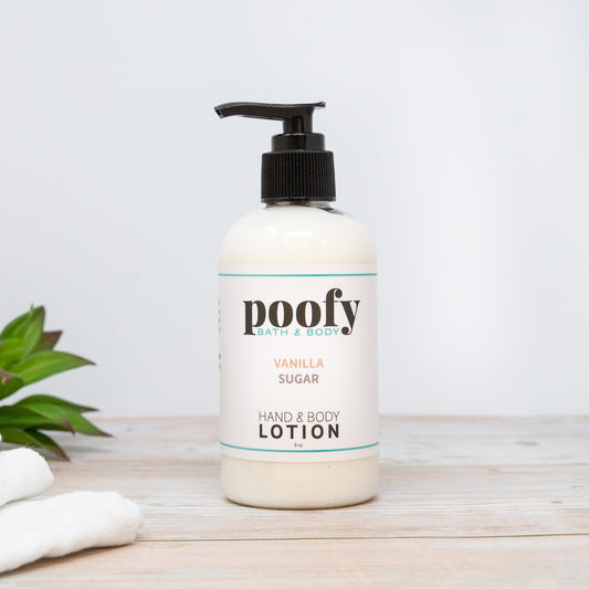 Vanilla Sugar Hand & Body Lotion Poofy Organics