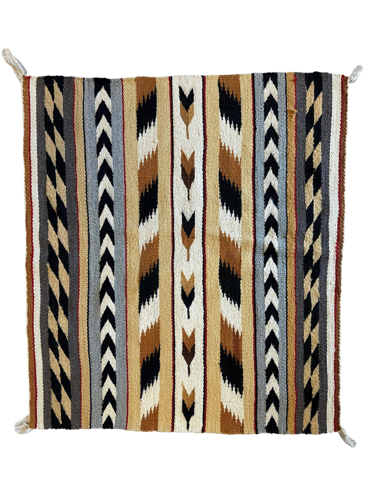 Vintage Native American Navajo Rug 29” x 32” Rugistan