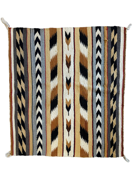 Vintage Native American Navajo Rug 29” x 32” Rugistan