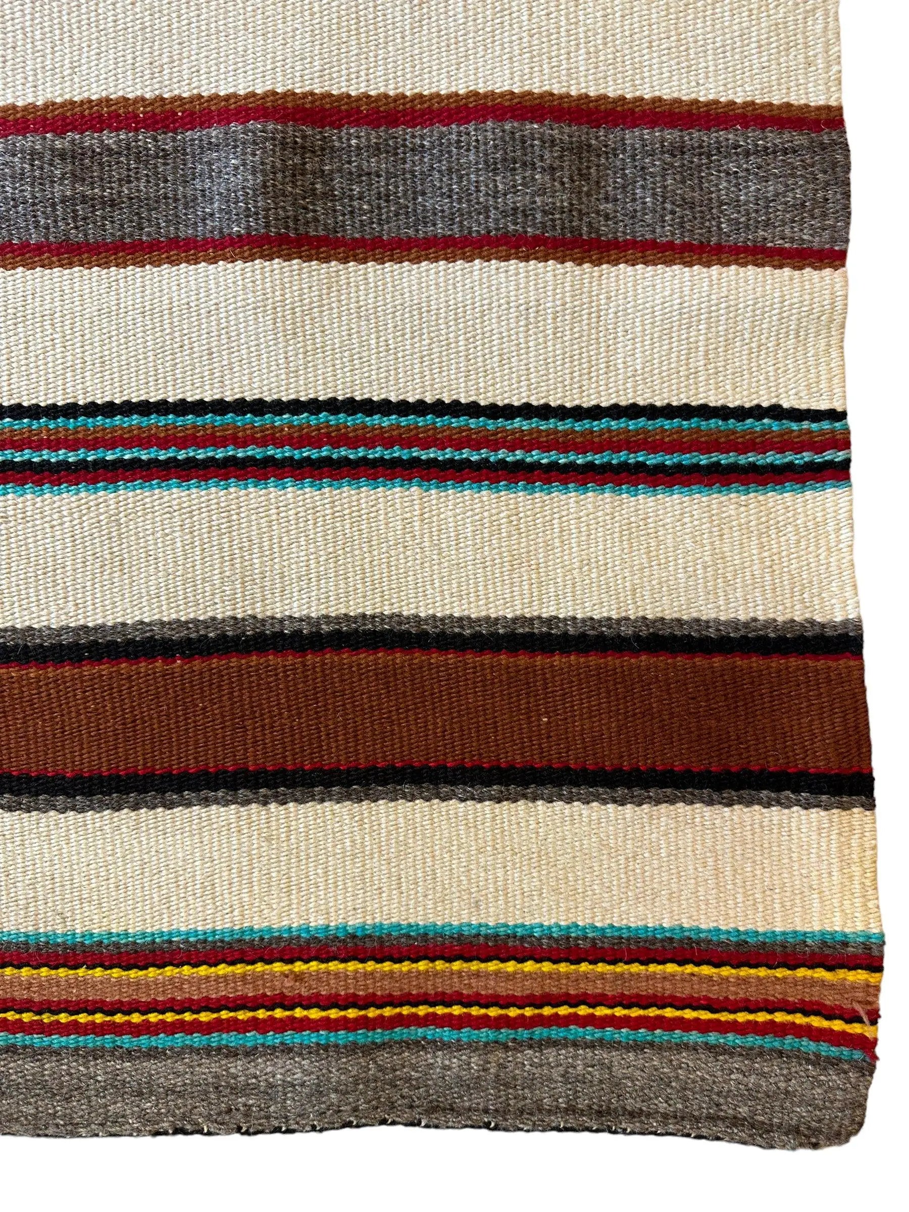 Vintage Native American Navajo Rug 30” x 63” Rugistan
